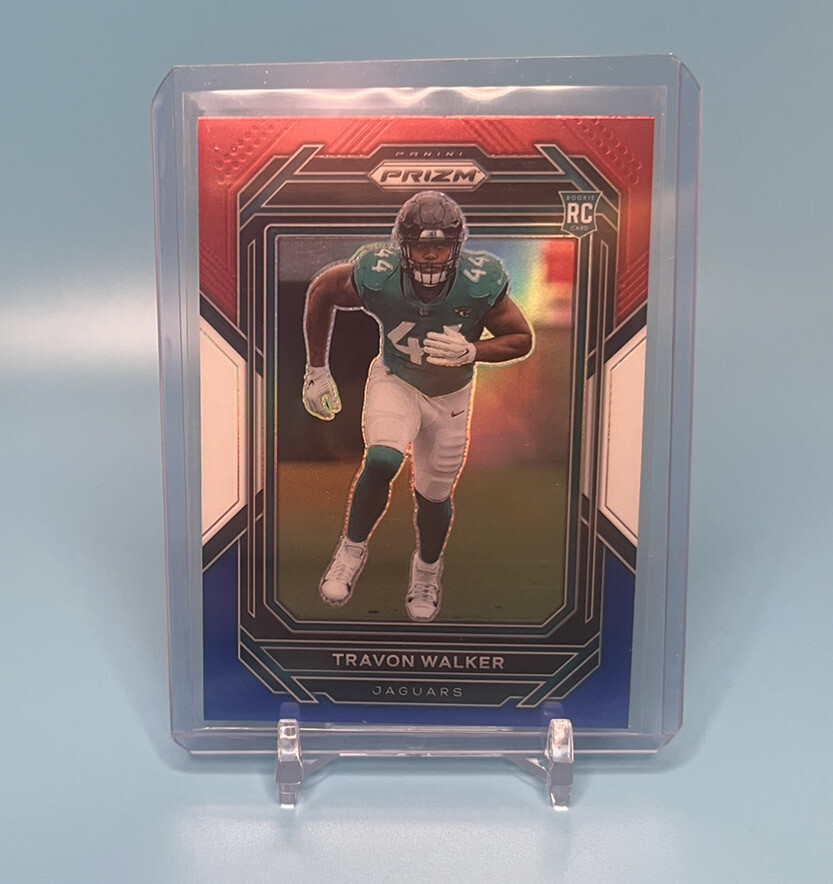 🔥2022 Panini Prizm TRAVON WALKER Red White Blue Prizm Rookie RC Jaguars #339 📈