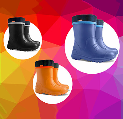 DINO / Thermo KINDER Gummistiefel EVA Regenschuhe Kinder Gummistiefel / -30 dgr