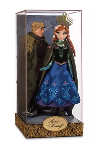 Disney Store Märchen Designer Anna und Kristoff Frozen LE Puppe Set IN HAND - Bild 2 von 3