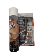 Visbella Copper Spray-A-Gasket Hi-Temp Adhesive Sealant  &  RTV Silicone Gray