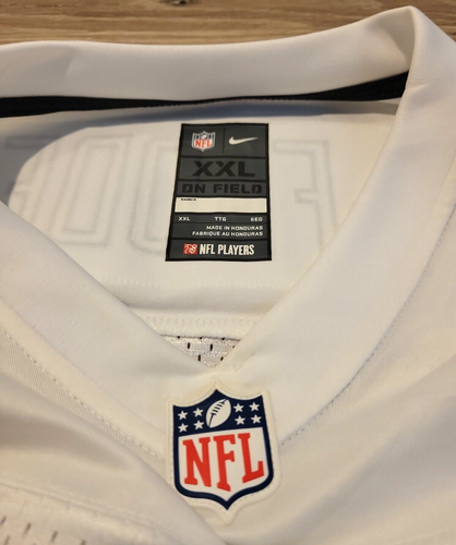 New 2XL Men's NFL On Field Nike Oakland Raiders McFadden White Stitched Jersey - Picture 7 of 9