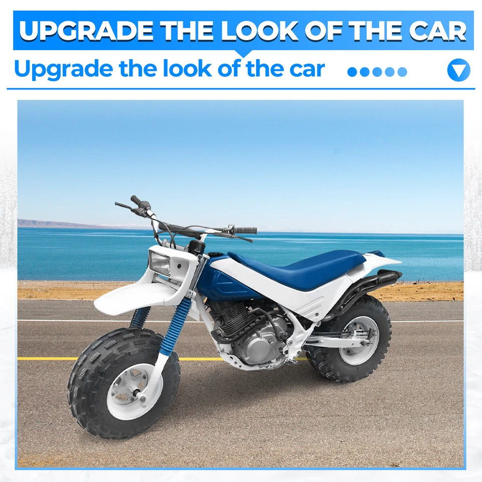 For Honda TR200 Fat Cat 1986 1987 Complete Body Kit Fenders Side Covers White Foto 3 de 4