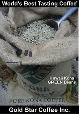 4 lbs - 100 Hawaii - Hawaiian Kona Coffee Green Beans - For Home Roasting