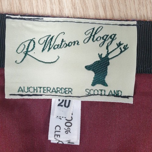 Vintage R. Watson Hogg Rock Damen UK 20 Rosa 100% Wolle Heritage Scotland - Bild 7 von 17