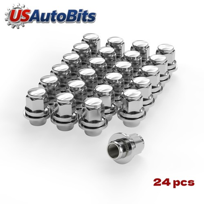 #ad 24PCS M12x1.5 Wheel Lug Nuts Chrome Mag Seat Washer for Lexus Scion Toyota Camry $20.69