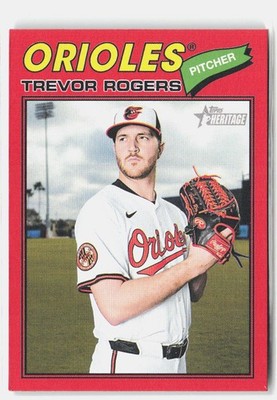 2026 Topps Heritage #237 Trevor Rogers Red