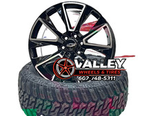 22 Fit Factory Triple Black Chevy Gmc Sierra Wheels Rims Tires Trailboss 6x139m 22 Fit Factory Triple Black Chevy Gmc Sierra Wheels Rims Tires Trailboss 6x139m