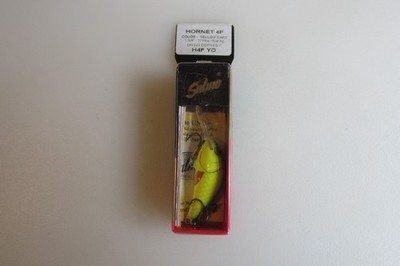 Box #14 Salmo Hornet 4F Floating Crankbait Yellow Dace Color New In Vintage Box