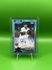 Josh Simpson Rookie Auto Aqua  /299 2026 Topps Chrome #583 Miami Marlins RC