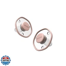 Emulait Baby Pacifier (2 Pack): 0-6 Months - Rose