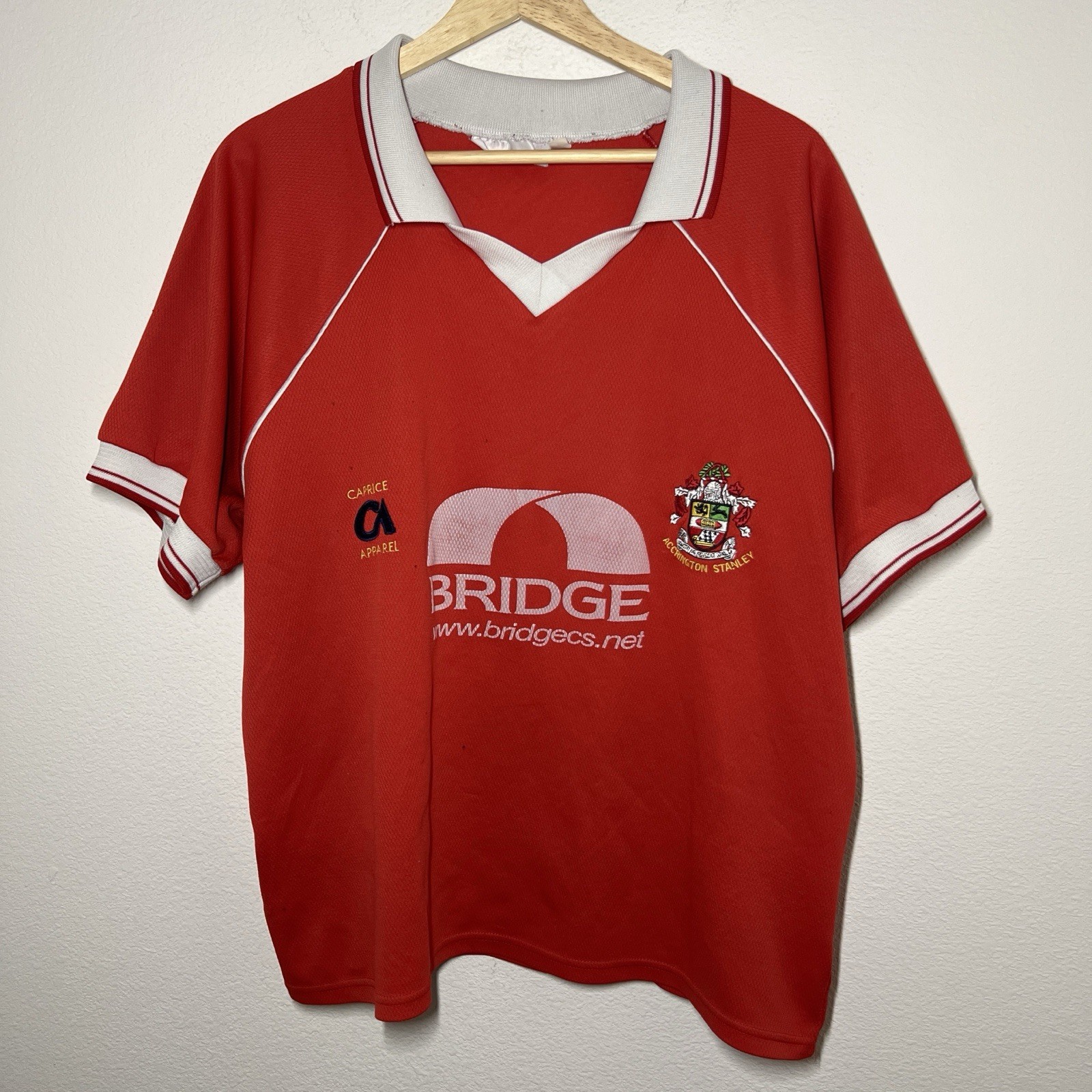 Accrington Stanley 1999-2000 Home Jersey | Vintage Soccer L