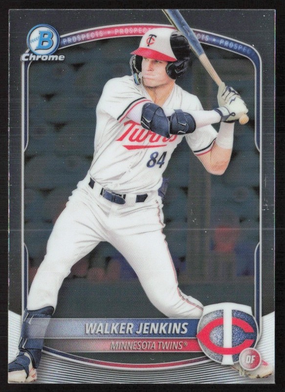 2025 Bowman Chrome Prospects Walker Jenkins #BCP-1 GS1-2