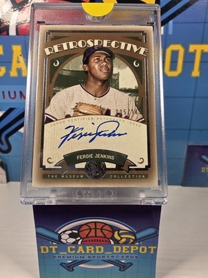 2025 Topps Museum Collection-Fergie Jenkins-Retrospective AUTO, #05/149