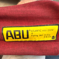 ABU Atlantic 403 Zoom 2pc 2.4m Spinning Rod 10-60g Fast Cork + Bag