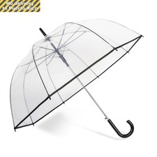 52" Auto Open Bubble Rain Umbrella - Clear Fast delivery