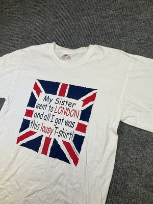 Vintage Went To London And I Got This Lousy  T Shirt 90s Fruit Of The Loom