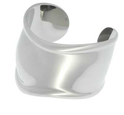 Authentic TIFFANY & Co. Bone Cuff by Elsa Peretti Silver Bracelet SV925 Used