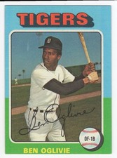 1975 Topps Ben Oglivie Detroit Tigers #344