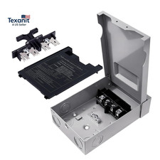 240V 60A Non-Fused Outdoor AC Disconnect Switch Box, Pull-Out Design, 2-Pole 1-P