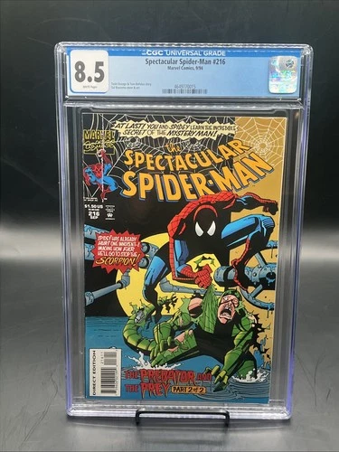 The Spectacular Spider-Man #216 (Marvel Comics September 1994) CGC Graded 8.5