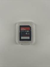 SanDisk Ultra 4GB SDHC Class 4 Flash Memory Card Up To 30MB/s - 228