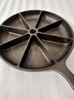VTG BSR 8 Wedge Corn Bread Skillet Cast Iron Restored