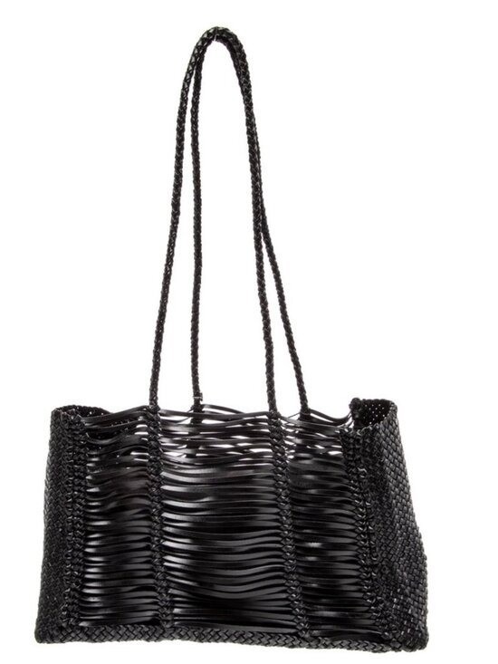 Tory Burch  hand-woven tote NEW image 5