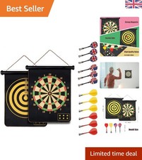 Image of Magnetic Safe Dartboard Ø38cm /15-inch with 12 darts - for Children and Adult...