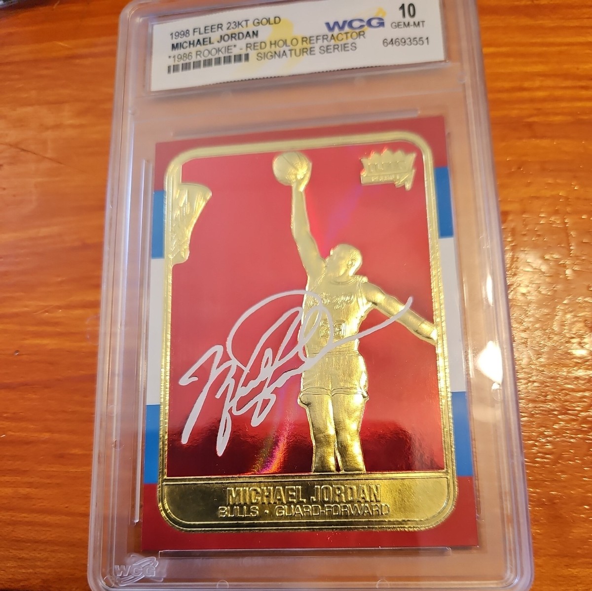 Michael Jordan 1998 Fleer 23KT Gold 