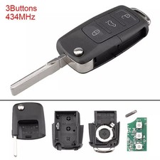 For Genuine Vw Skoda Seat Key Fob 3 Button Remote Control 1j0959753da 434mhz-