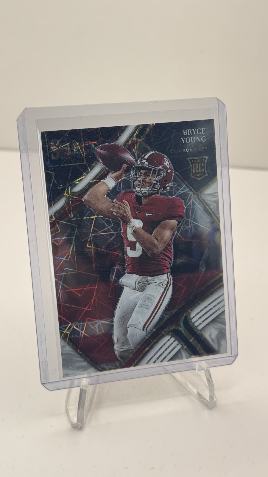 2023 Panini Select Draft Picks - Field Level Bryce Young #101 White Lazer Prizm