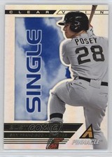 2013 Panini Pinnacle Clear Vision Single Buster Posey #CV5 7v7