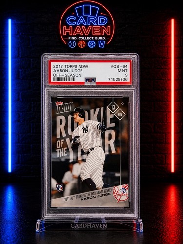 Aaron Judge 2017 Topps Now Off-Season Rookie Card #OS-64 Graded PSA 9 (0045)