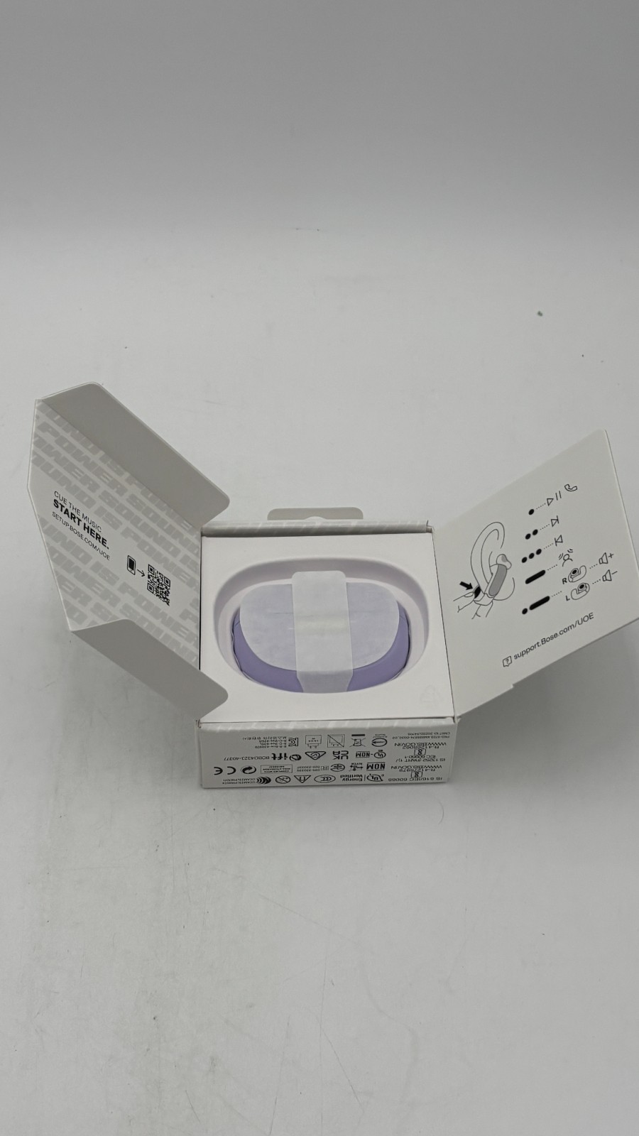 Bose - Ultra Open-Ear True Wireless Open Earbuds - Chilled Lilac - New OPEN BOX