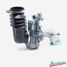 Scootopia Lambretta 22mm Carb, Manifold & Air Hose Set (small block)
