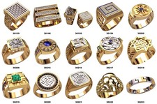 set of 15 pcs WAX PATTERNS for Lost Wax Casting silver or gold Jewelry_m12