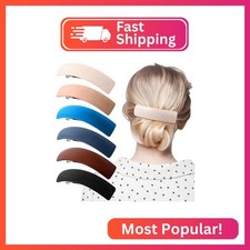 WILLBOND 6 Pcs Hair Barrettes for Women Large Barrettes Hair French Clips Pin Re