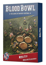 NURGLE PITCH doppelseitiger Stellplatz und Unterst&auml;nde BLOOD BOWL Campo doppe...