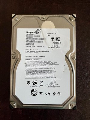 Seagate Barracuda LP 2 TB ST32000542AS 5900RPM SATA 3 GB/s 32 MB Cache 3.5-Inch