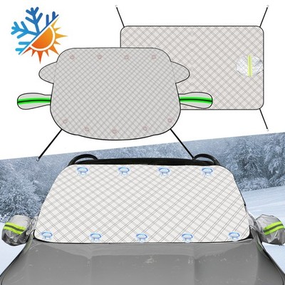Windscreen Mirror Shield Cover Car Frost Ice Snow UV Sun Dust Screen Protector