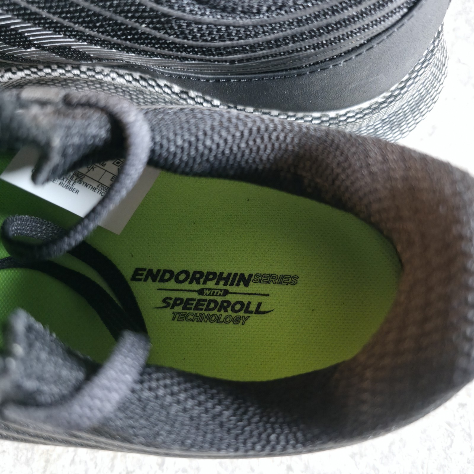 Saucony Mens Endorphin Trail Black Gravel Running Shoes S20647-10 Size 8 New thumbnail 9