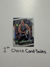 2025 Panini Prizm WNBA #49 Megan Gustafson White Seismic Prizms Las Vegas Aces