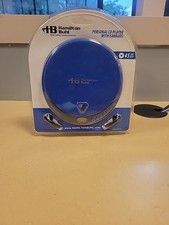 HB Hamilton Buhl Portable Compact Disc Player in blue- NEW