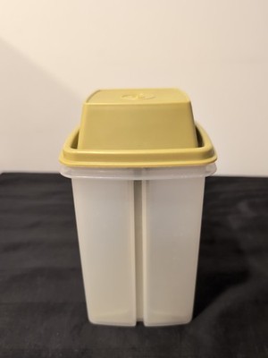 Tupperware Pickle Keeper Avocado Green 1330-5 Complete Set Vintage Pick-a-Deli