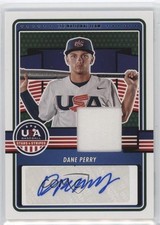 2023 Panini USA Baseball Stars & Stripes Materials Dane Perry #15U-DP Auto 1id5