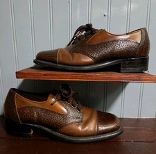 Vintage Shoes 1960s,70's Lace Up Fashion, Disco Size 7.5 C Unisex
