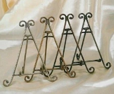 Vintage Copper Metal Decorative Easel  Picture Frame Holder Display 18" hight