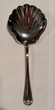 (1) Gorham HERITAGE Solid Shell Berry Casserole Spoon 9" Silverplate Italy FrShp