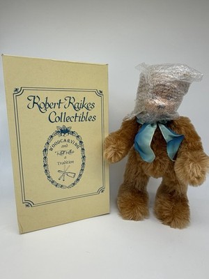 Robert Raikes Cubbie Bär 36 cm Limited Edition 166/750 Holzgesicht verpackt