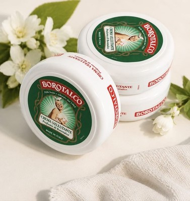 3-Pack Borotalco Crema Vellutante Body Cream Original Italian Scent 150ml Each